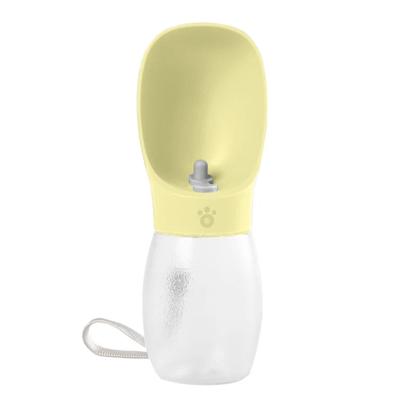 Portable Pet Water Bottle with Drinking Bowl – Travel Hydration for Dogs & Cats